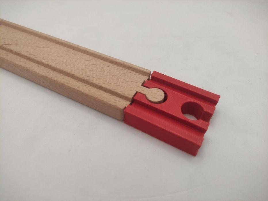 Łącznik do torów z Ikea LILLABO 3d, drukowanie 3d
