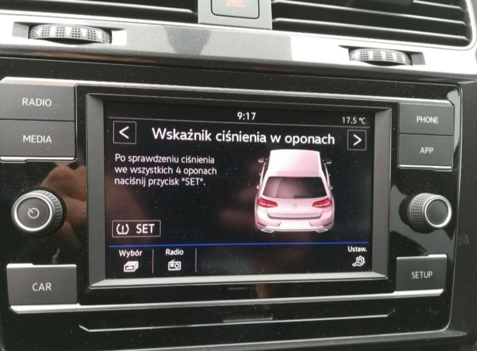 VW  pl menu  aktuakziacja mapy  conversja us/eu światła tył