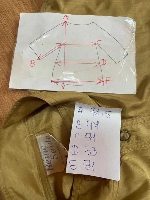 Jedwabna koszula oversize s m 36 38 zloty khaki kieszenie silk