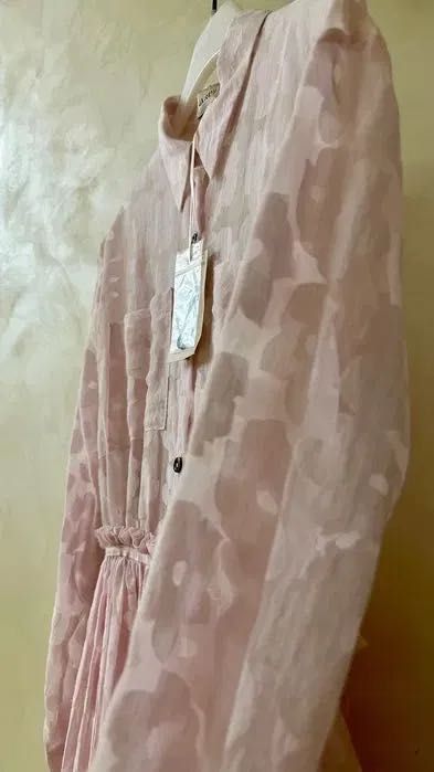 Paul&Joe Sister сукня рожева плісе платье розовое лен льон