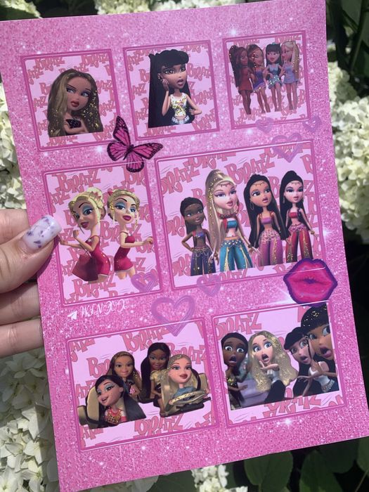 Наліпки , кастомні Winx Bratz