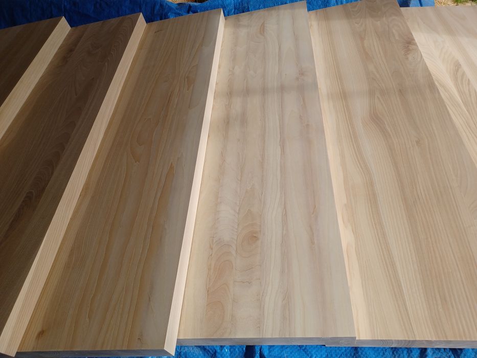 Schody trepy stopnie deski jesionowe bukowe