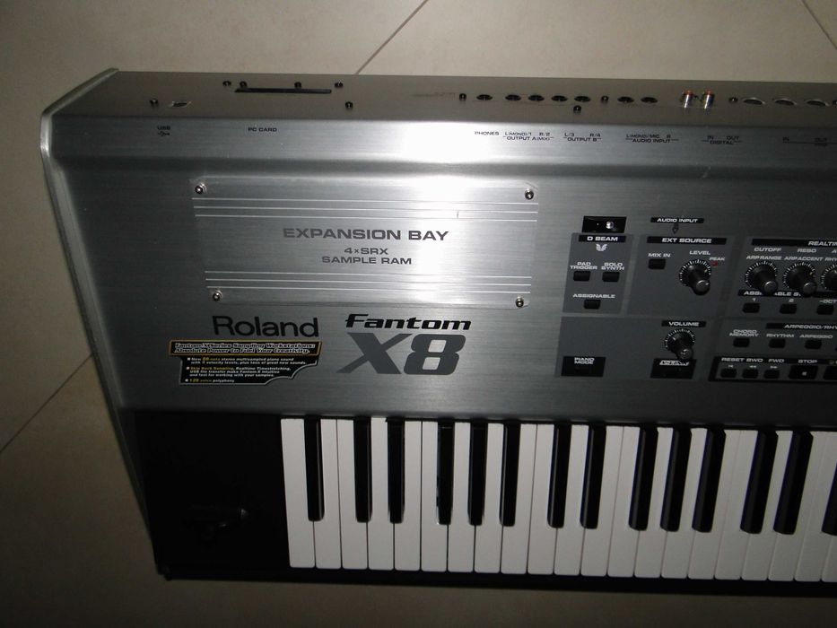 Genialny Syntezator Workstation Piano Cyfrowe ROLAND FANTOM X8