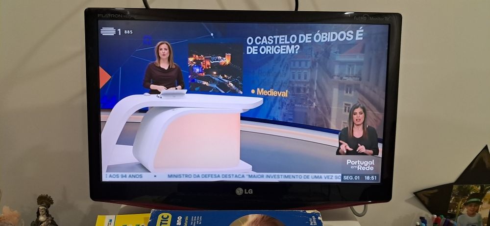 Monitor tv lg  full hd