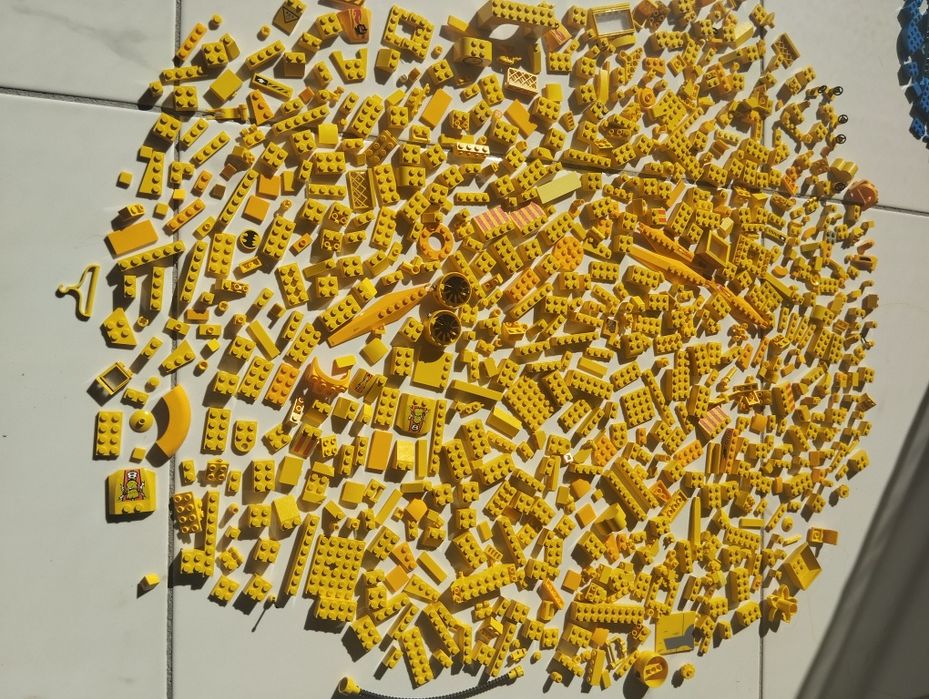 LEGO peças original cor amarelo