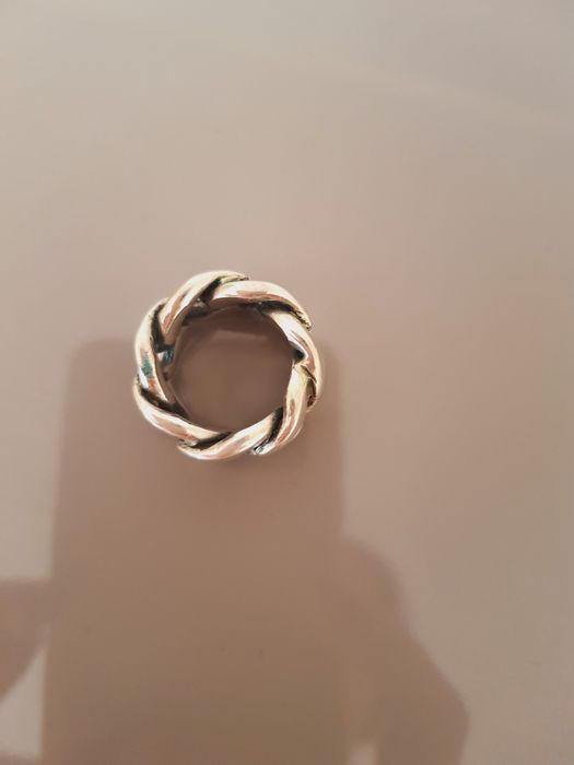 Anel de prata maciço