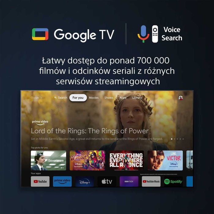 Nowy Sony 55 cali 120Hz 4K UHD hdr Smart WIFI GoogleTV Dolby VISION Dolby ATMOS HDMI 2.1 FullArray 55X85L gwarancja 12m telewizor