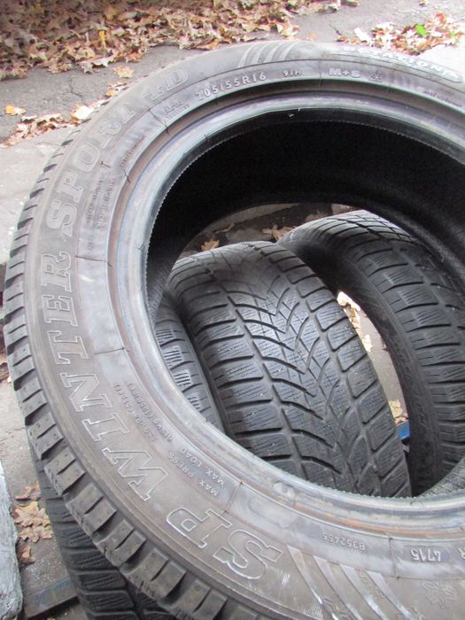 205/55/R16 Dunlop SPWinterSport 4D комплект зимової гуми