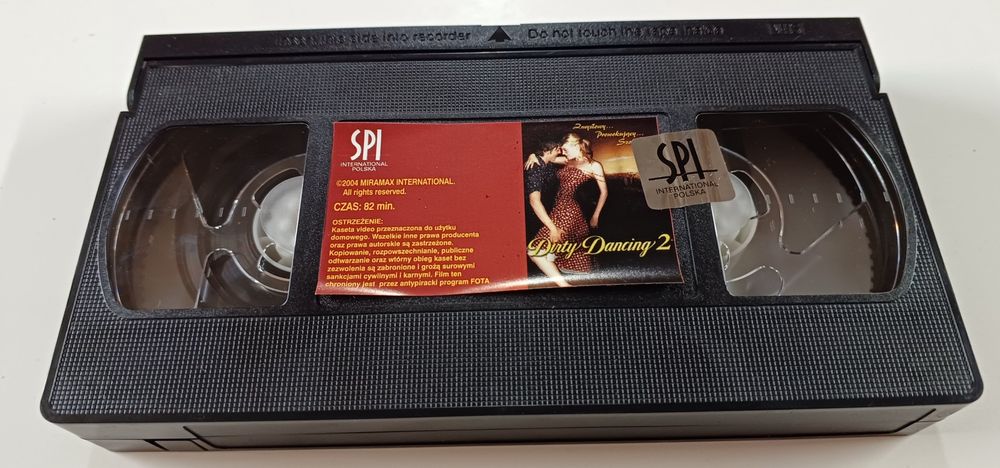 Kaseta VHS z filmem Dirty Dancing 2