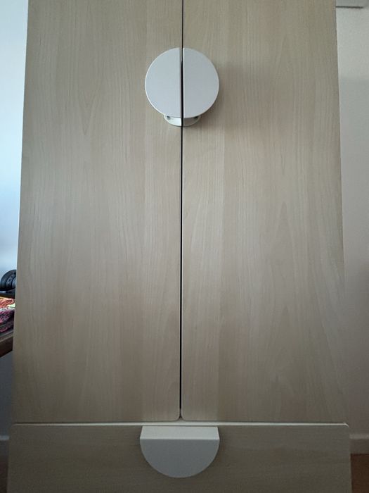 Roupeiro Ikea SMASTAD / PLATSA branco e bétula