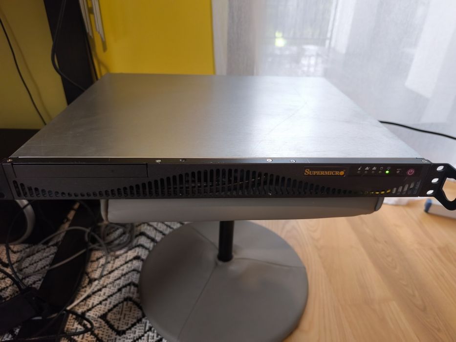 Serwer 1U Supermicro 2*E5-2620 + 128GB RAM DDR4