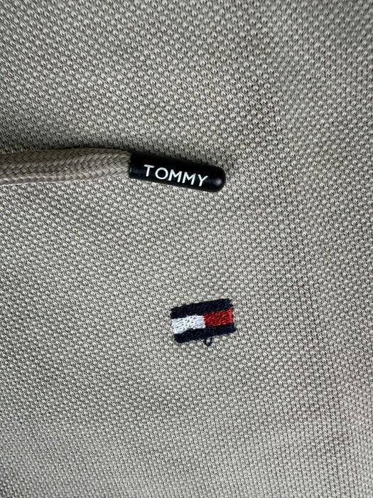 Bluza męska tommy hilfiger premium beżowa OUTLET z kapturem mały znaczek