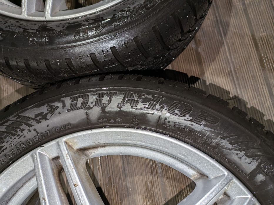 Jantes 17'' c/ Pneu Dunlop Inverno (Compatível Mercedes W204)