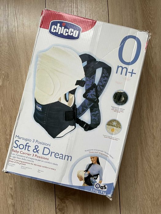 Nosidełko Chicco Soft & Dream 3w1 – od 0 m+ (3,5–9 kg)
