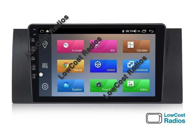 Rádio GPS ANDROID 15 — BMW E39 e E53 (Série 5 e X5) Wifi - 9 Polegadas | CARPLAY • ANDROID AUTO