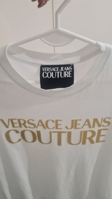 T-shirt męski biały versace rozm m premium oryginał