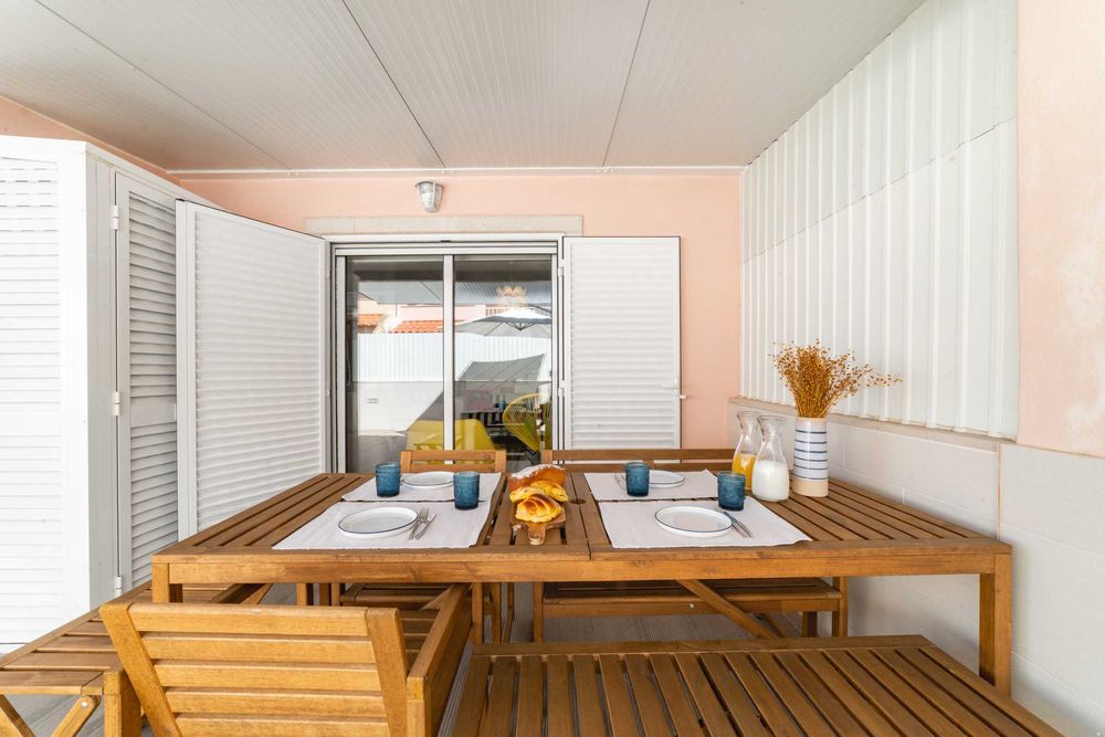 Conjunto de refeição para exterior