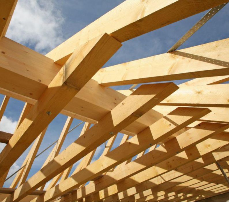 Wiąźba dachowa, łaty, kontrłaty, deski szalunkowe, krokwiekro