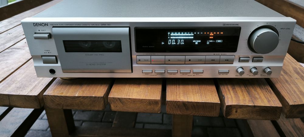 Denon DRM 740 trzy głowice Dolby B C HX PRO