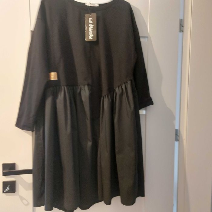 Sukienka La Blanche czarna Nowa rozkloszowana uni