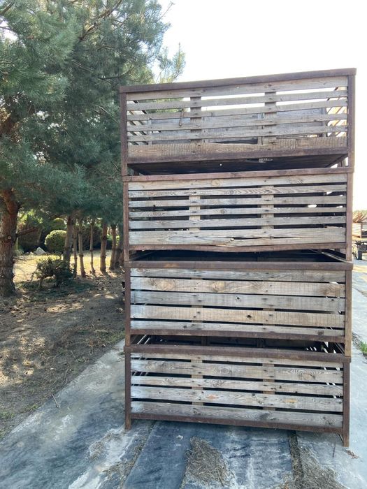 Skrzynie Skrzyniopalety Przechowywanie Warzyw Przechowywanie Drewna