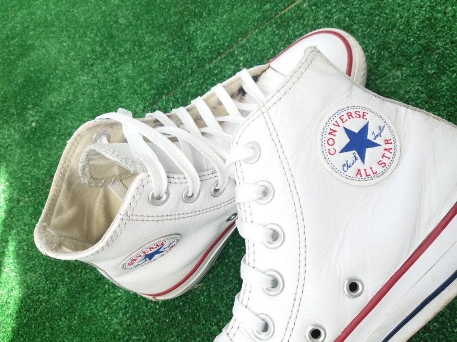 Converse skórzane białe r36