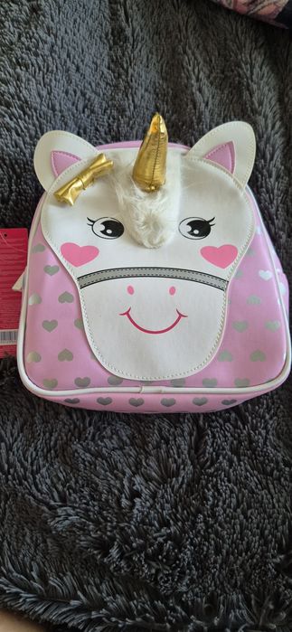 Nowy plecaczek z jednorożcem