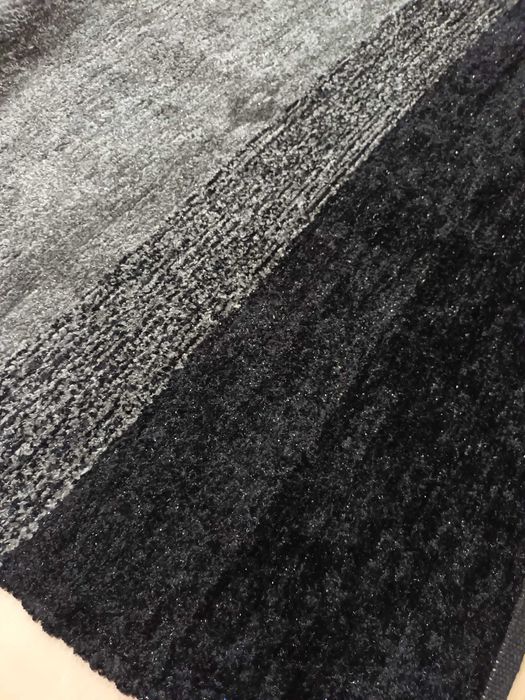 Carpete 200x300 preto/cinza/vermelho