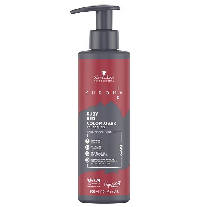 Schwarzkopf Professional Chroma ID Color Mask maska koloryzująca do włosów 6-88 Ruby Red 300ml