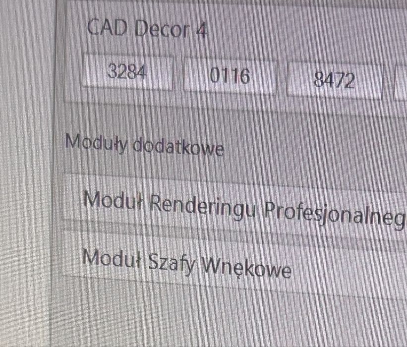 Sprzedam CAD Decor 4