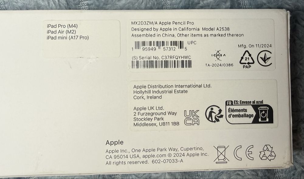Apple Pencil Pro - 100% oryginalny. Toruń • OLX.pl