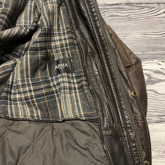 Кожаная куртка Arma Aviator Flight Pilot Bomber Jacket Alpha Top Gun