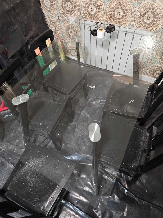 Mesa Jantar de Vidro