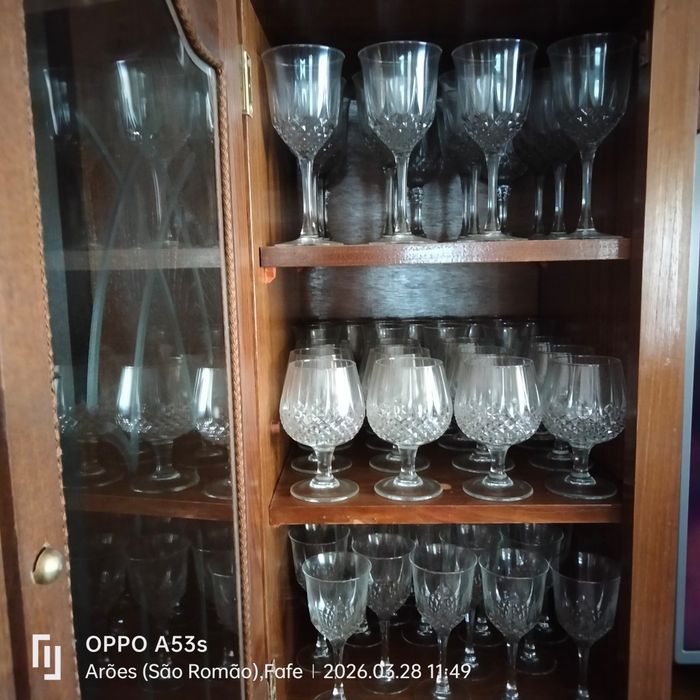 Jogo de copos cristal