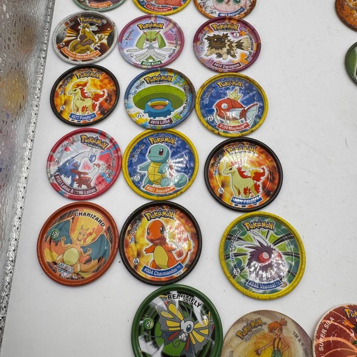 Tazo Pokemon Metalowe Vintage