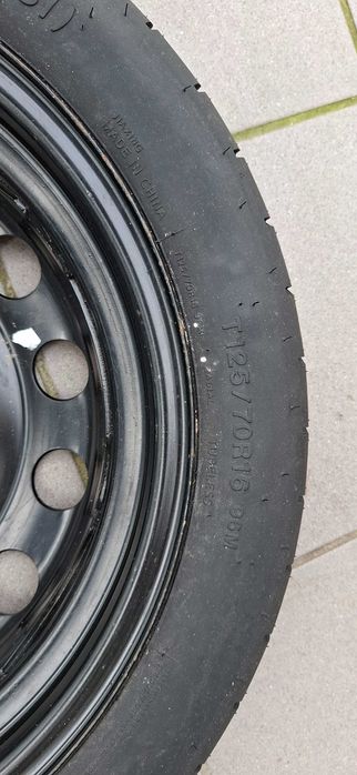 Koło dojazdowe zapasowe do AUDI VW SEAT SKODA 16'' 5X112 nowe
