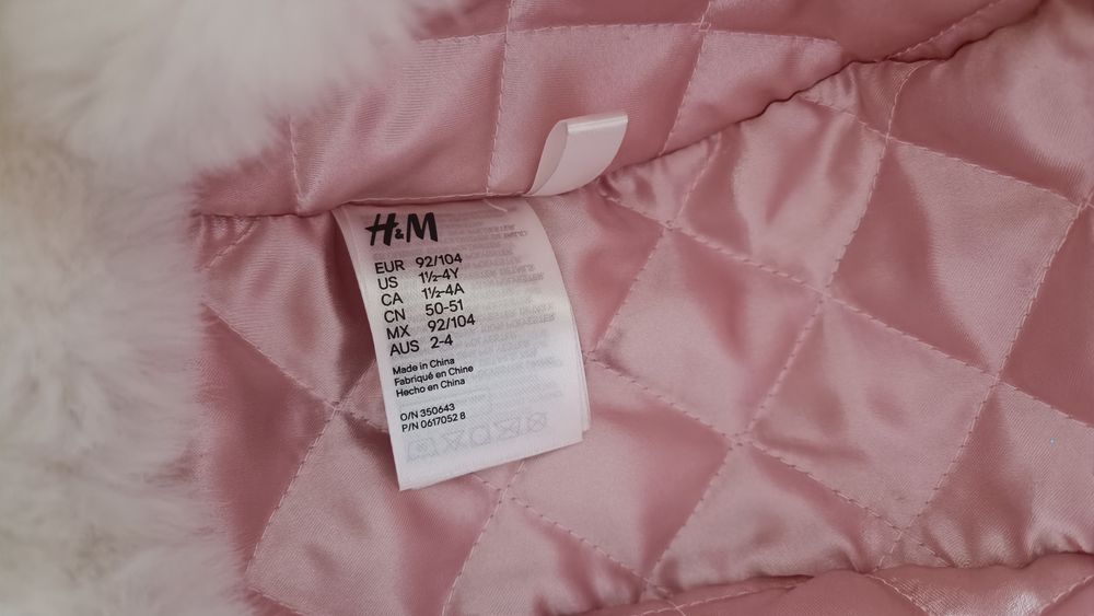 Czapka dla dziewczynki H&M (1.5-4 lata)