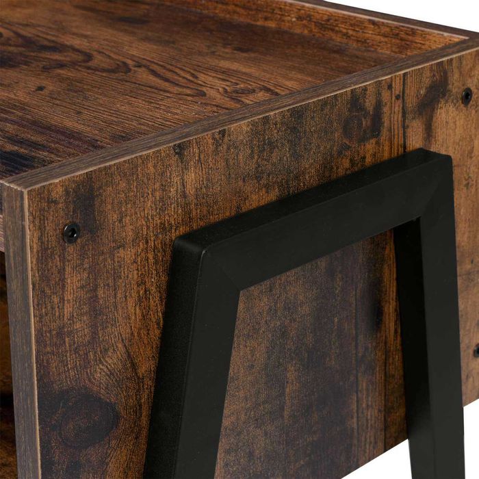 Szafka nocna SKIVE RUSTIC loftowa