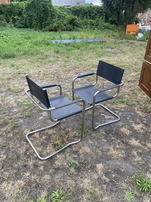 Kultowe krzesła S34 w stylu Marta Stama / Bauhaus 2szt