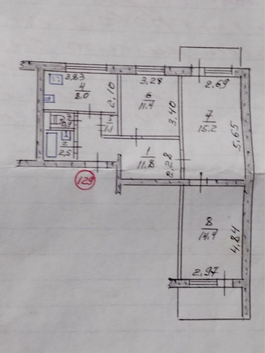 Терміново! Продаж 3-кімнатної квартири від власника