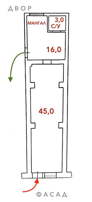 Аренда Сдам Фасад 65м² Кухня Мангал/ Александровский,33 у Привоза/ Ломбард Обменник