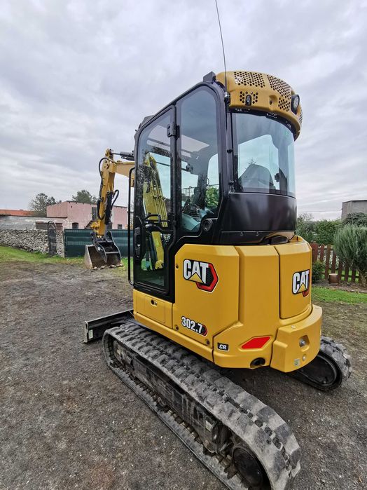 CAT Caterpillar 302.7 CR z kciukiem dociskowym i klimatyzacją (150000 netto)