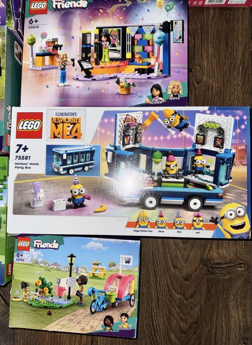 Конструктор LEGO 3315, 41749, 21275, 42624, 42610, 41738, 75581