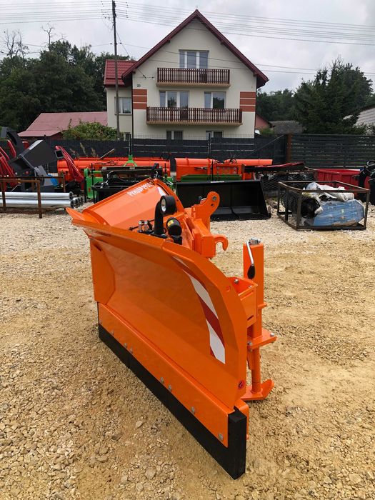 NOWOŚĆ pług hydrauliczny do śniegu volant GWARANCJA