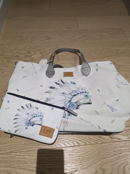 La Millou duża torba organizer do wózka NAVAHO SKY plus kosmetyczka