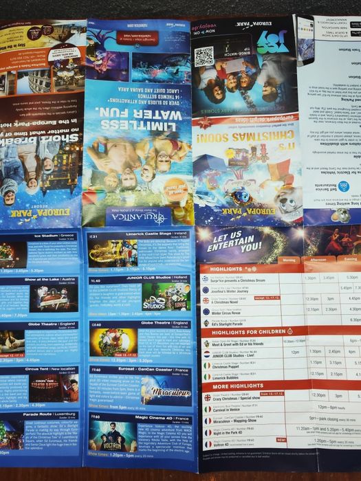 Великий буклет та два білета EUROPA PARK Resort