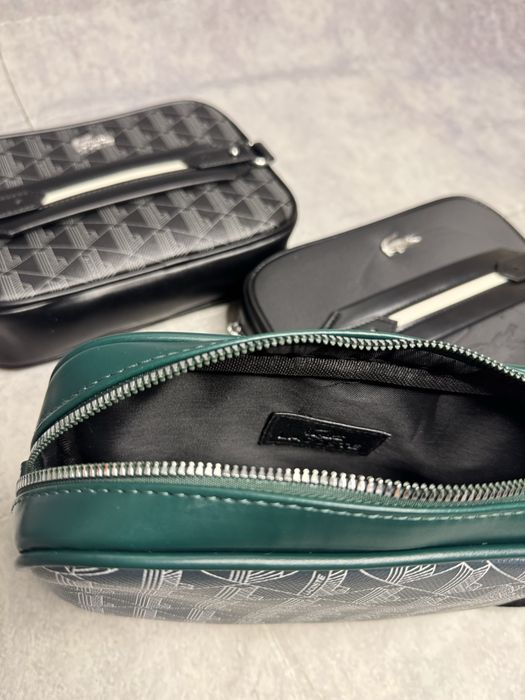 Сумка Lacoste , месеннджер Lacoste , Лакоста , Green , Black , White