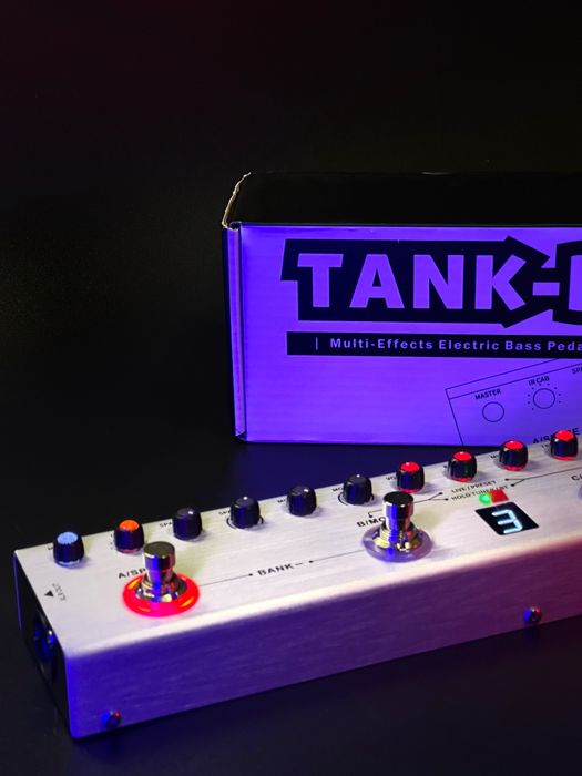 M-VAVE Tank B - Потужний процесор для бас гітари на акамуляторі