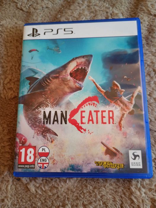 Maneater PS5 PL Nowa, bez folii, wersja PL, okładka PL