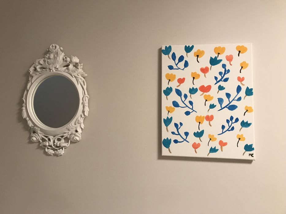 Tela original pintado à mão